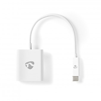 USB-adapter | USB 3.2 Gen 1 | USB-C™ hane | VGA hona | 5 Gbps | 0,20 m | Runda | Nickelpläterad | PVC | Vit | Plastpåse
