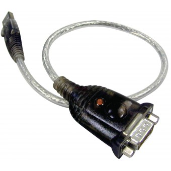 Usb 2.0 Kabel USB A Hane - DB9 Hane 0,35 m Grå