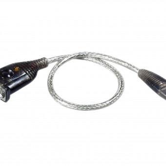 Usb 2.0-kabel USB A hane - D-SUB 9-stift hane rund 100 cm Silver