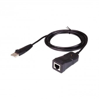 Usb 2.0 Adapter Rak USB Typ A - RJ45 Svart