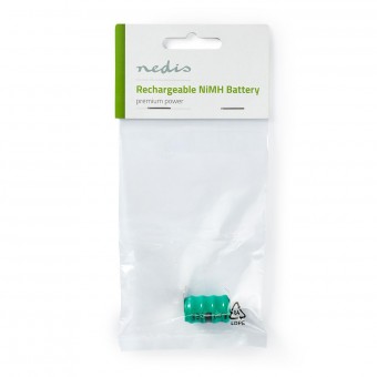 Uppladdningsbart Ni-MH-batteri | 4,8 V| 80 mAh | Lödkran | 1-poly väska