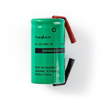 Uppladdningsbart Ni-MH batteripaket | 1,2 V| Debiterbar | 2400 mAh | Förladdad | 1-Polybag | N/A | Lödkolv | Grön