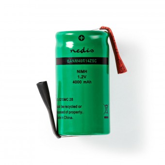 Uppladdningsbart Ni-MH batteripaket | 1,2 V| Debiterbar | 4000 mAh | Förladdad | 1-Polybag | N/A | Lödkolv | Grön