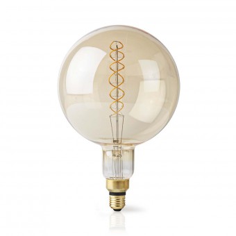 LED-lampa E27 | G200 | 5 W| 280 lm | 2000 K | Varm vit | Retro stil | Antal lampor i förpackningen: 1 st.