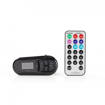 Bil FM-sändare | Svanhals | Trådlösa samtal | 0.4 " | LCD skärm | Bluetooth® | 5.0 V DC / 0.5 A | Svart