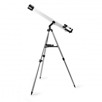 Teleskop | Bländare: 50 mm | Brännvidd: 600 mm | Finderscope: 5 x 24 | Maximal arbetshöjd: 125 cm | Tripod | Svart / Vit