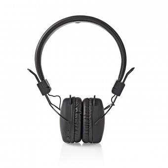 Trådlösa On-Ear hörlurar | Maximal batteritid: 15 timmar | Inbyggd mikrofon | Dra kontroll | Volymkontroll | Svart