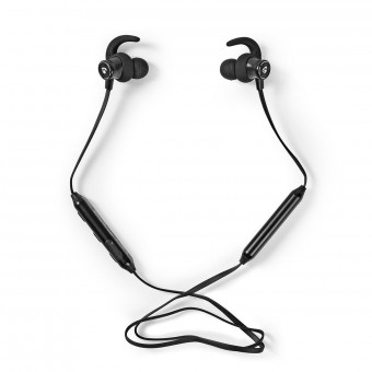 Sporthörlurar | Bluetooth | In-Ear | Flexibel tråd | Svart