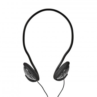 Trådbundna On-Ear hörlurar | 3,5 mm | Kabellängd: 2,10 m | Svart