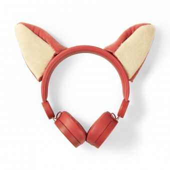 Trådbundna On-Ear-hörlurar | 3,5 mm | Kabellängd: 1,20 m | 85 dB| Orange