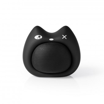 Bluetooth® högtalare | Maximal batteritid: 3 timmar | Handhållen design | 9 W| Mono | Inbyggd mikrofon | Kan paras | Animatick\'s Kelly Kitten | Svart