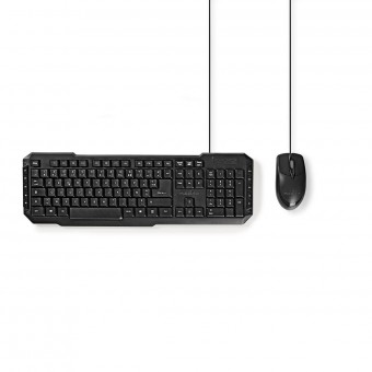 Mus och tangentbord set | Kabel | Mus- och tangentbordsanslutning: USB | 800 dpi | franska | FR layout