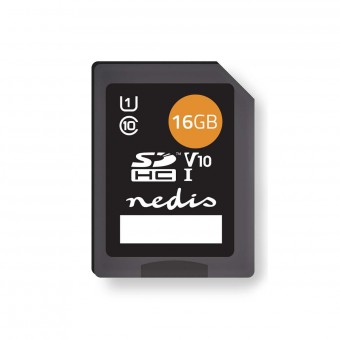 Minneskort | SDHC | 16 GB | Skrivhastighet: 80 MB/s | Läshastighet: 45 MB/s | UHS-I
