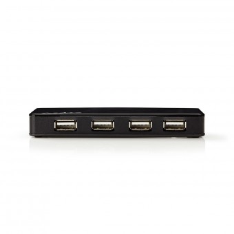 USB-hubb | 7-portars port(ar) | USB 2.0 | Strömförsörjning / USB-enhet | 7x USB