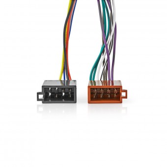 ISO-adapterkabel | Kenwood | 0,20 m | Runda | PVC | Plastpåse
