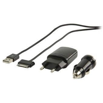 Väggladdare 1-Utgång 1,0 A 1,0 A USB Svart