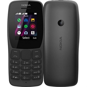Nokia 110 Dual SIM - Svart