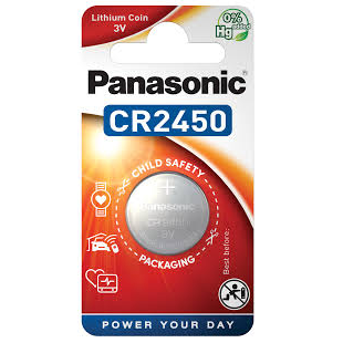 Panasonic CR2450 Lithium Button Cell - 1 st