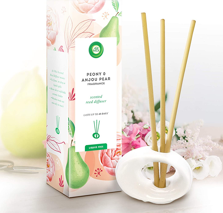 Air Wick Air Freshener Peony & Anjou Pear Doftstickor