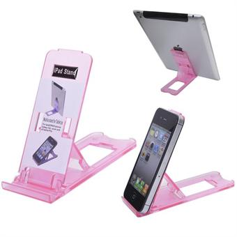Smart justerbar hållare för smartphones/flikar (rosa)