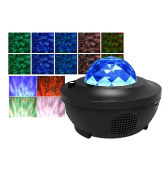 Lampe med Bluetooth-fjärrkontroll - LED Starry Sky - Projektor