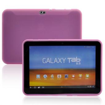Samsung Galaxy Tab 8.9 mjukt silikonskydd (rosa)