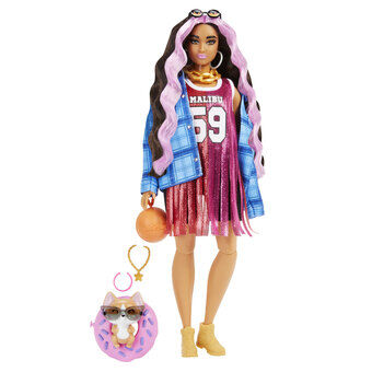 Barbie extra docka - baskettröja