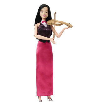 Barbie violinist docka