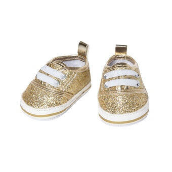Docka sneakers Glitter Guld, 38-45 cm