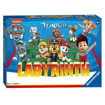 PAW Patrol Junior Labyrinth skulle översätta till svenska som "PAW Patrol Juniors labyrint".