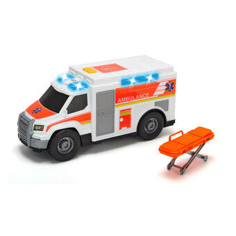 Dickie ambulans och bår med ljus och ljud