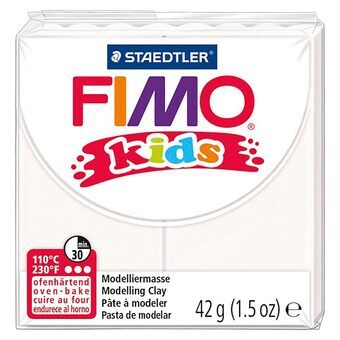 FIMO Kids Modelleringslera Vit, 42gr
