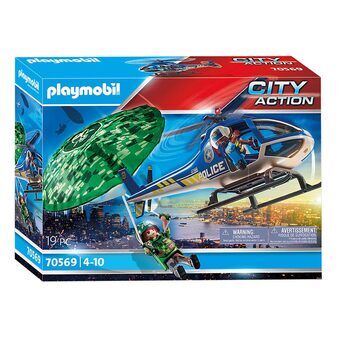 Playmobil City Action Polis Helikopter - Fallskärmsbakdörr