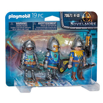 Playmobil Novelmore Knights, 3 stycken - 70671.