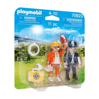 Playmobil City Life Duo-pack Nöd Doktor och Poliskvinna - 70