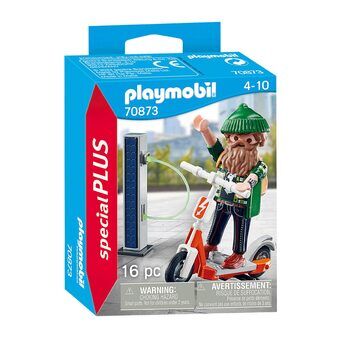 Playmobil Specials Hipster med E-Scooter - 70873