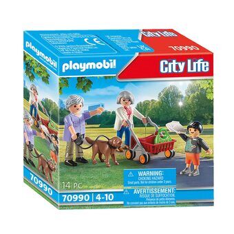 Playmobil City Life Morföräldrar med Barnbarn - 70990