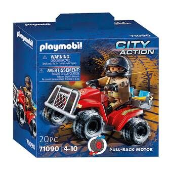 Playmobil City Action Brandkårsavdelning Speed Quad - 71090