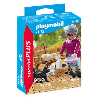 Playmobil Specials Mormor med Katter - 71172