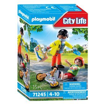 Playmobil City Life Sjuksköterska med patient - 71245