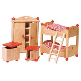 Goki dockhusmöbler barnrummet