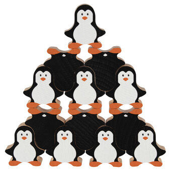 Goki tree stack spel pingvin