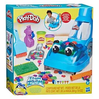 Play-Doh Zoom Zoom dammsugare och rengöringsset
