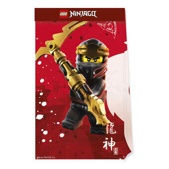 Pappersfestpåsar FSC Lego City Ninjago, 4 st.