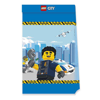 Pappersfestpåsar FSC Lego City, 4 st.