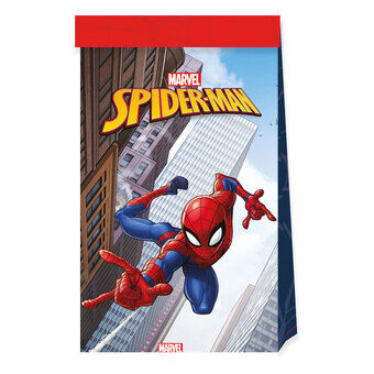 Pappersfestpåsar FSC Spider-Man, 4 st.