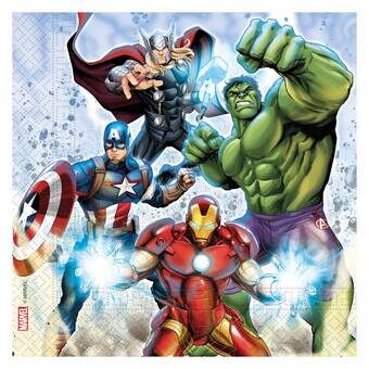 Pappersservetter FSC Avengers Infinity Stones, 20 st.