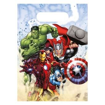 Pappersfestpåsar FSC Avengers Infinity Stones, 6 st.