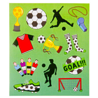 Stickersats Fotboll