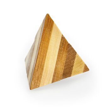 3d bambu hjärnpussel pyramid *